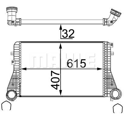 MAHLE Ladeluftkühler MAHLE Ladeluftkühler