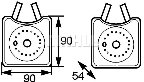 MAHLE Ölkühler, Motoröl
