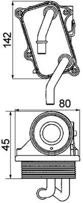 MAHLE Ölkühler, Motoröl