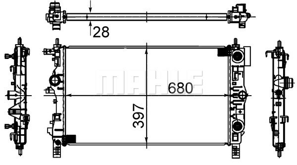 MAHLE Kühler, Motorkühlung