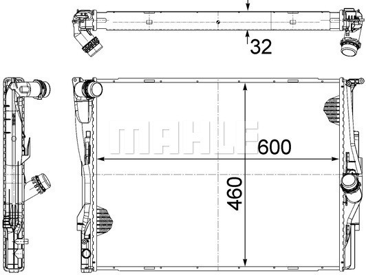 MAHLE Kühler, Motorkühlung
