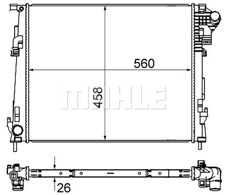 MAHLE Kühler, Motorkühlung
