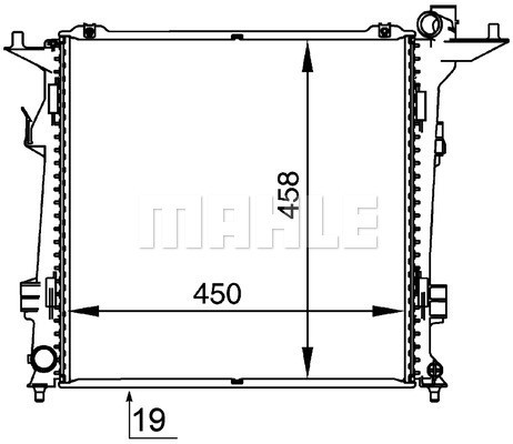 MAHLE Kühler, Motorkühlung