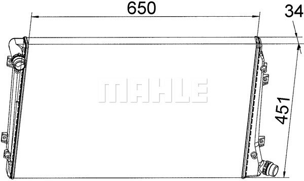 MAHLE Kühler, Motorkühlung