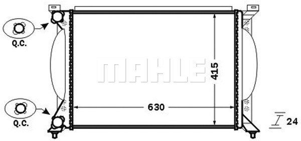 MAHLE Kühler, Motorkühlung
