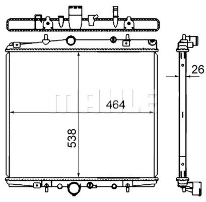 MAHLE Kühler, Motorkühlung