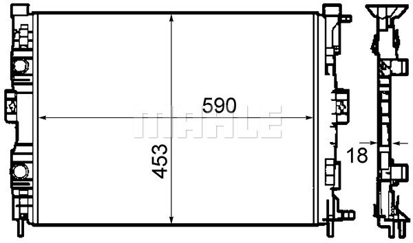 MAHLE Kühler, Motorkühlung