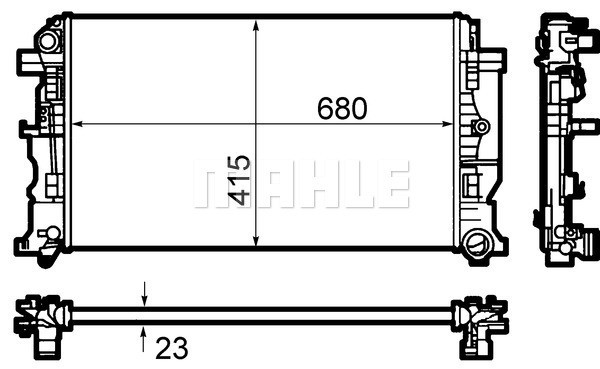 MAHLE Kühler, Motorkühlung MAHLE Kühler, Motorkühlung
