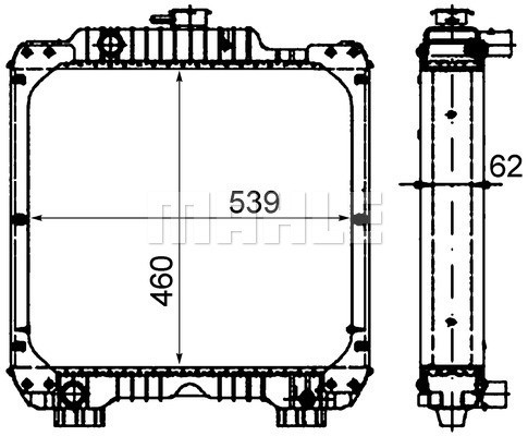 MAHLE Kühler, Motorkühlung