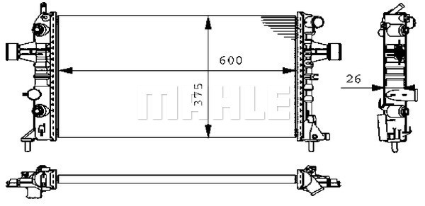 MAHLE Kühler, Motorkühlung MAHLE Kühler, Motorkühlung