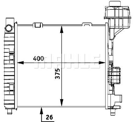 MAHLE Kühler, Motorkühlung