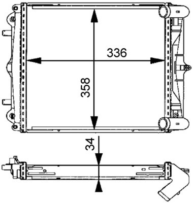 MAHLE Kühler, Motorkühlung