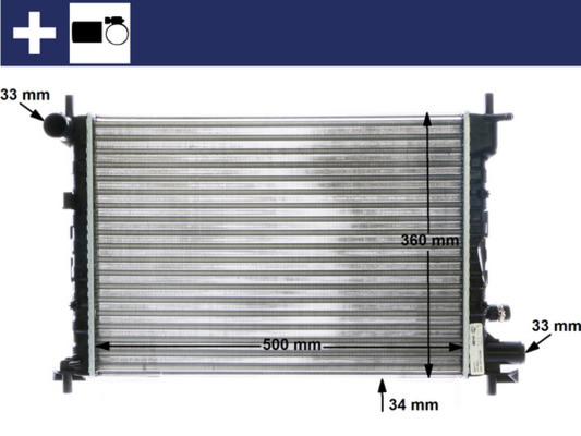 MAHLE Kühler, Motorkühlung