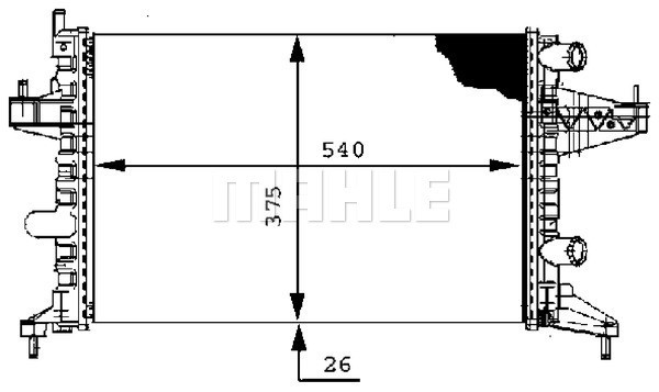 MAHLE Kühler, Motorkühlung