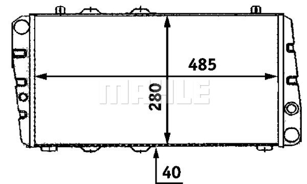 MAHLE Kühler, Motorkühlung