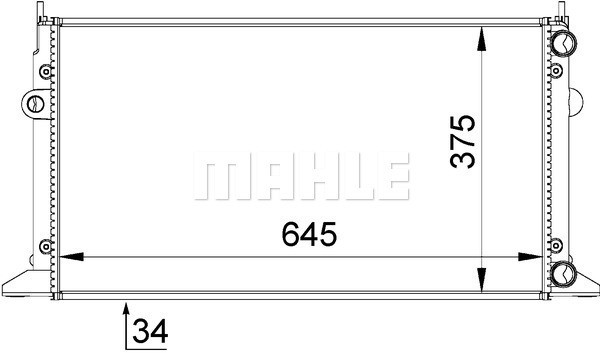 MAHLE Kühler, Motorkühlung