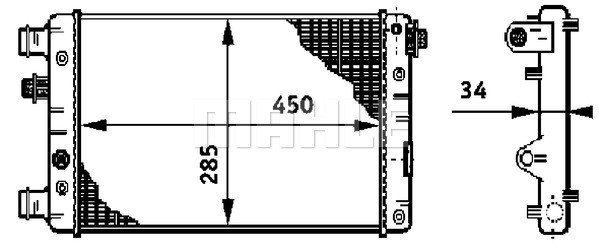 MAHLE Kühler, Motorkühlung