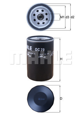 MAHLE Ölfilter