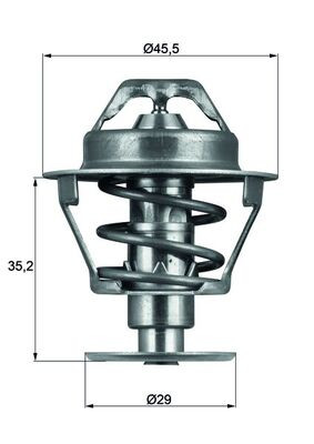 MAHLE Thermostat, Kühlmittel