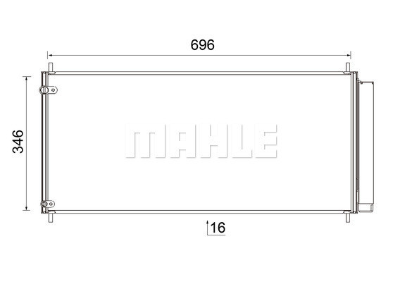 MAHLE Kondensator, Klimaanlage