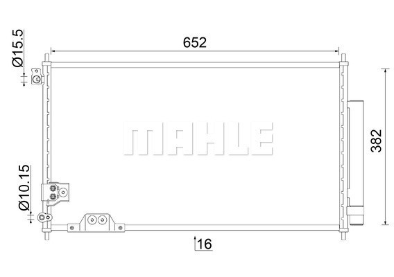 MAHLE Kondensator, Klimaanlage