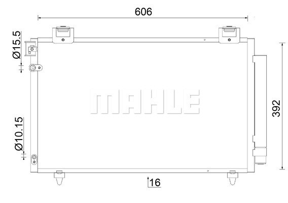 MAHLE Kondensator, Klimaanlage