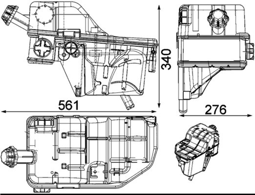 MAHLE Ausgleichsbehälter, Kühlmittel