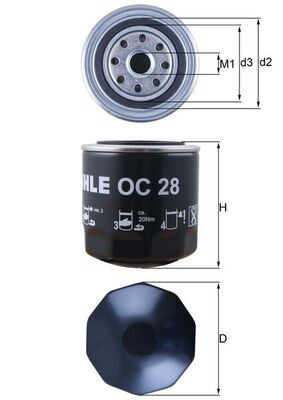 MAHLE Ölfilter