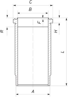 MAHLE Zylinderlaufbuchse