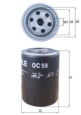 MAHLE Ölfilter