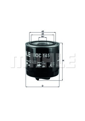 MAHLE Ölfilter