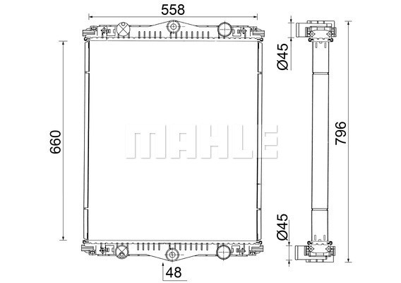 MAHLE Kühler, Motorkühlung