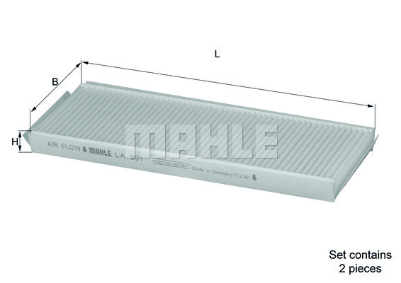 MAHLE Filter, Innenraumluft