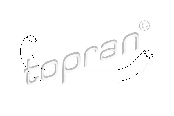 TOPRAN Kühlerschlauch