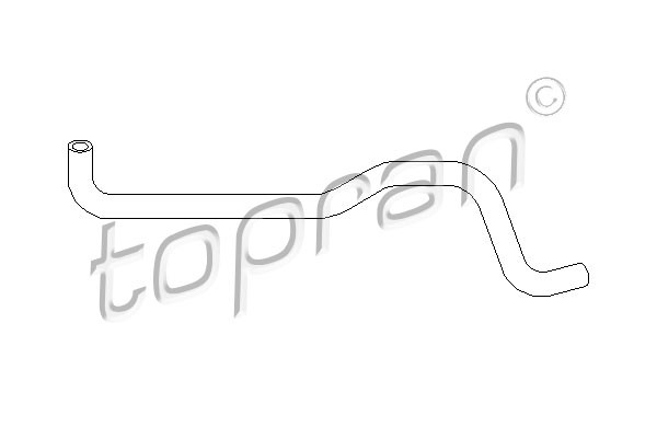 TOPRAN Kühlerschlauch