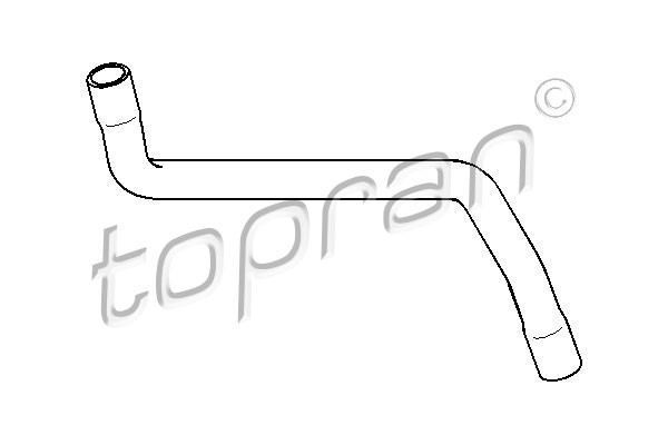 TOPRAN Kühlerschlauch