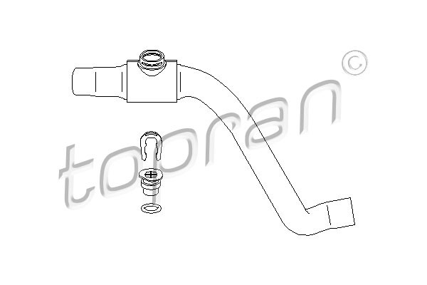 TOPRAN Kühlerschlauch