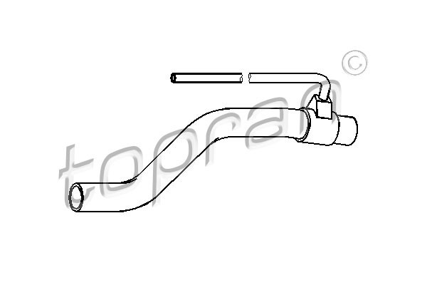 TOPRAN Kühlerschlauch