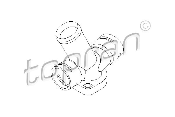 TOPRAN Kühlmittelflansch