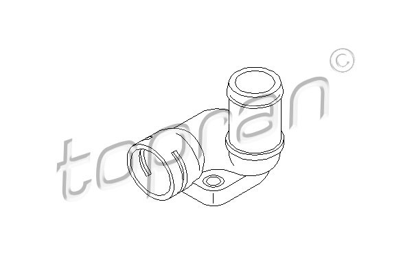 TOPRAN Kühlmittelflansch