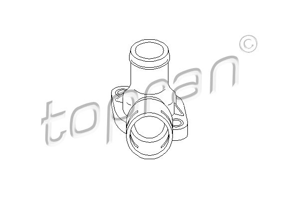 TOPRAN Kühlmittelflansch