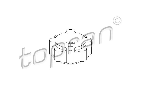 TOPRAN Verschlussdeckel, Kühlmittelbehälter