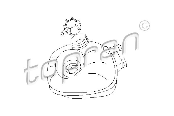 TOPRAN Ausgleichsbehälter, Kühlmittel