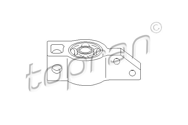 TOPRAN Halter, Querlenkerlagerung