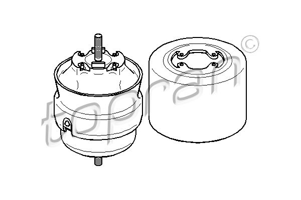 TOPRAN Lagerung, Motor