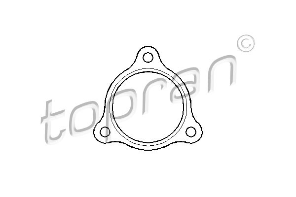 TOPRAN Dichtung, Abgasrohr