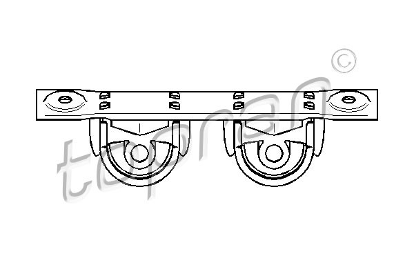 TOPRAN Halter, Schalldämpfer