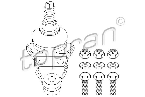 TOPRAN Trag-/Führungsgelenk