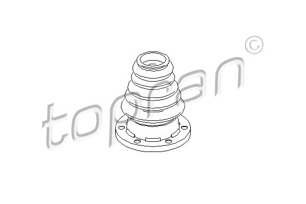 TOPRAN Faltenbalg, Antriebswelle