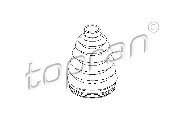 TOPRAN Faltenbalg, Antriebswelle